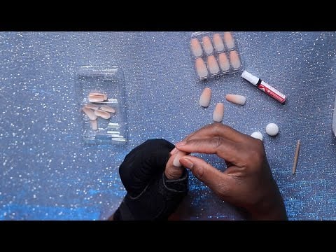 Spring Ombre Peach Design ASMR Press On Nails