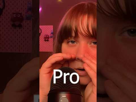 ASMR NOOB VS PRO #shorts #asmr