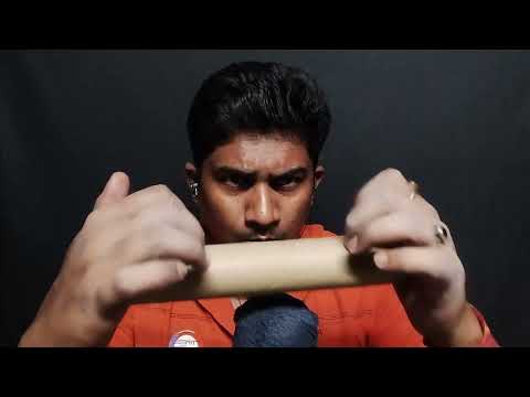 ASMR: Exploring textures with gentle tapping and wet mouth sounds