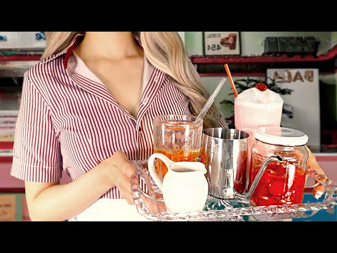 ASMR Tingly Cafe Tasting Event ☕ | Making Drinks On You!