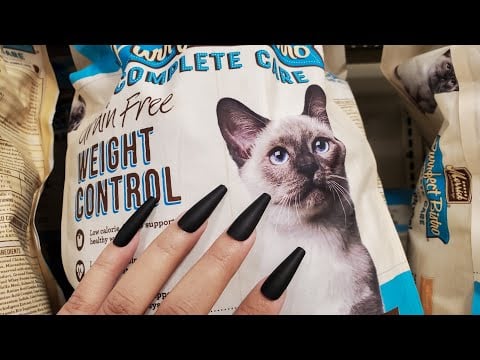 Public ASMR🐱Pet Store Fast Aggressive Lofi Tapping Scratching