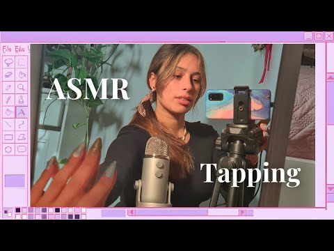 ASMR Rilassante davanti al mio Specchio (tapping, scratching, whispering, gloves) [Custom Video]