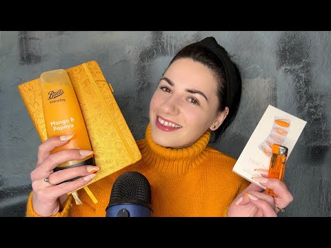 ASMR | Orange Triggers 🧡 (Cigarette Smoking, Tapping, Whispering)