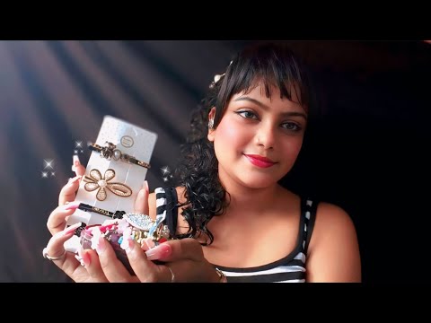 ASMR My Hair Clip Collection 😱💗