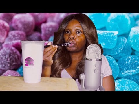 FROZEN TARA SMOOTHY ASMR EATING SOUNDS
