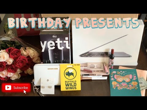 ASMR| BLUE YETI!!!! Birthday Presents 🎁🎈