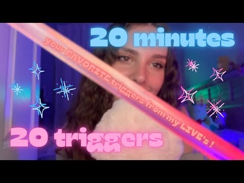 20 of YOUR FAVORITE triggers in 20 minutes!!😴🩷