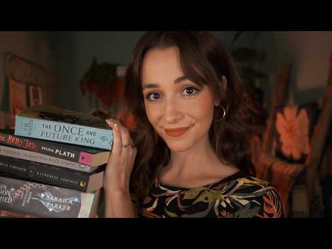 ASMR | Cozy Book Reviews & Haul 📚💕 (book triggers, reading, tapping)