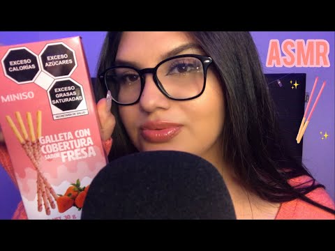 ASMR 💕 COMIENDO POCKY [MUKBANG] EATING/CRUNCHY SOUNDS ✨ Vane ASMR