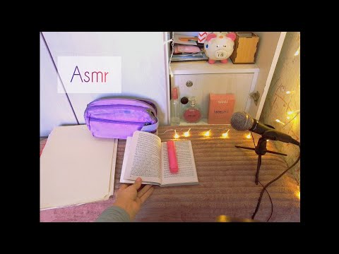 Asmr casero mientras hago mi tarea 📚💕
