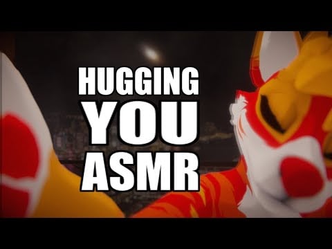 [Furry ASMR] Comforting you with a big, soft, fluffy hug (up close whispers) 🧸