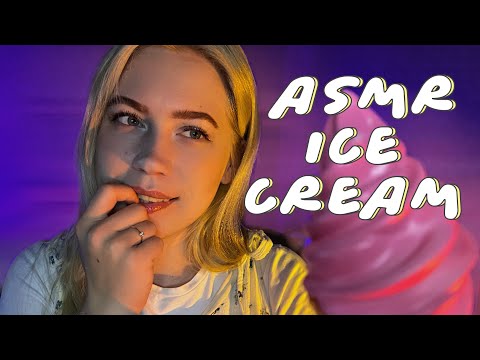 ASMR big ice cream | #asmrminuha #asmr