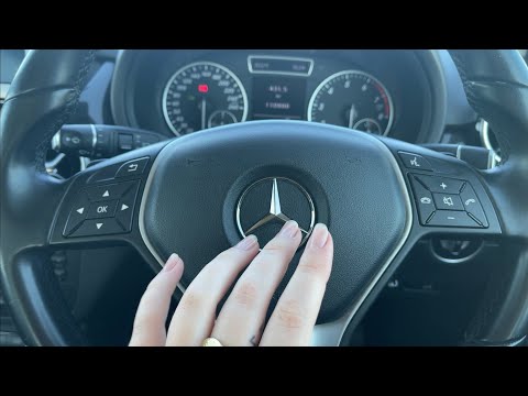 ASMR in my car 🚗 (tapping, scratching, random triggers)