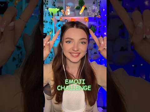 Emoji challenge #asmr #tinglesforsleep #asmrmouthsounds #relax #asmrsounds #tinglesounds #tingles