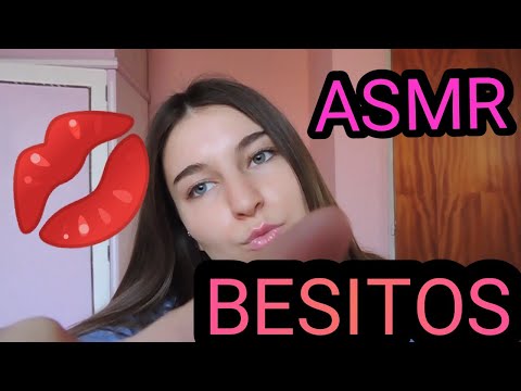 ASMR/TE DOY BESITOS MIENTRAS TOCO TU CARITA PARA QUE DUERMAS