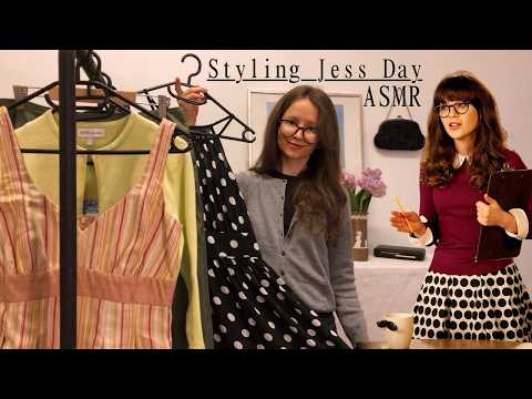 ASMR Styling Jessica Day from New Girl 🍄 Zooey Deschanel 🍄 Soft Spoken to Whispering 🍄