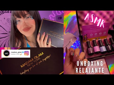 Unboxing relajante 💅🏻 | Madam Glam | Andrea ASMR 🦋