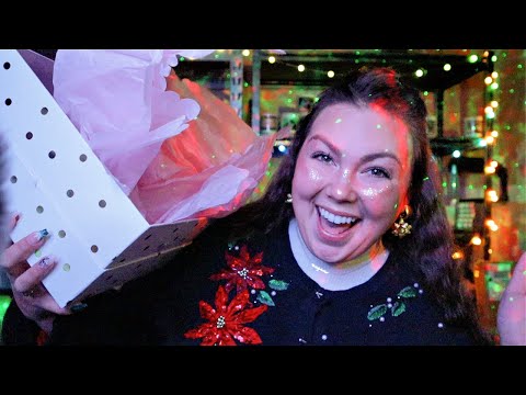 asmr/ ✨HUGE secret santa gift HAUL✨ (opening presents from @MillennialMagic) 🥹😭🥰🎅🏼