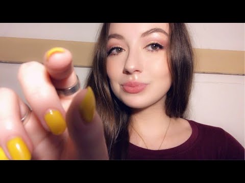 ASMR plucking your negative energy roleplay (personal attention, hand movements, mouth sounds)