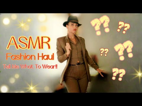 ASMR ❤️ Fashion Haul! I need your honest opinion!