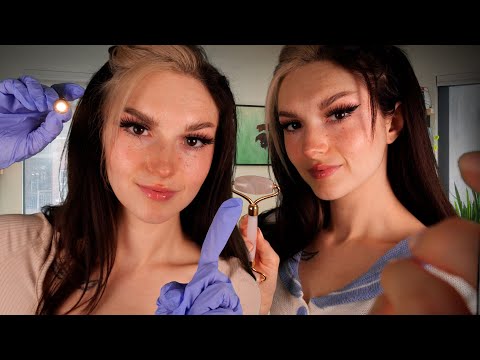 ASMR Twins Examine & Pamper You 💕