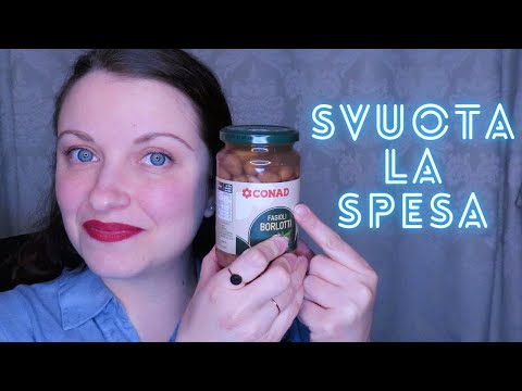 🛒SVUOTA LA SPESA CONAD 🛍 ASMR ITA