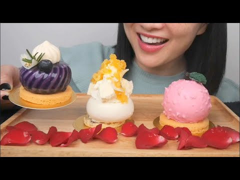 PRETTY DELICIOUS MOUSSE CAKE (ASMR EATING SOUND) NO TALKING | SAS-ASMR