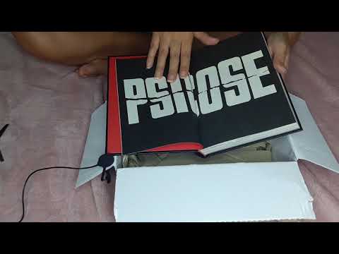 ASMR - Sons agressive, abrindo caixa box Darkside, barulho de papel, plástico, tapping, susurros...