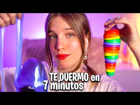 ASMR PARA DORMIR EN MENOS DE 7 MINUTOS 🌙 Los sonidos más relajantes para dormir rápido ✨