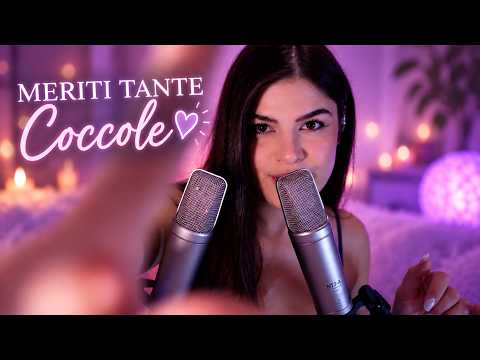 MERITI TANTE COCCOLE 💜 Hand Movements, Prelievo dei pensieri negativi e Tongue Clicking | ASMR CALMO