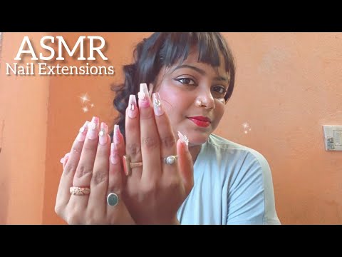 ASMR Doing My Nail Extensions 💅✨