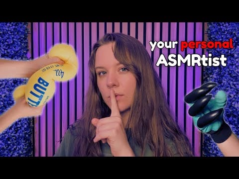 you hired me as your personal ASMRtist to help you sleep (ASMR)