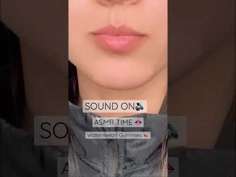 ASMR SATISFYING VIDEO 👄(gummies) #shorts #asmr #asmreating #asmrsounds #asmrfood #lips #gummies