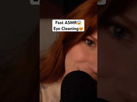 Full ASMR 👆🏻 Fast Eye cleaning Mouth sounds 😴