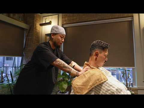 💈(ASMR) Slow Down & Unwind at a Cozy Hidden Barbershop in the Heart of Tokyo