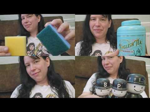 ASMR Tapping on items from our kitchen ...   #asmrtriggers