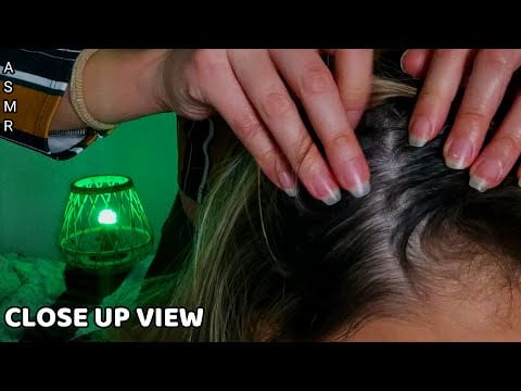 ASMR Scalp Check & Light Ear Cleaning, scratching, parting, combing and more *asmr you can feel* NT