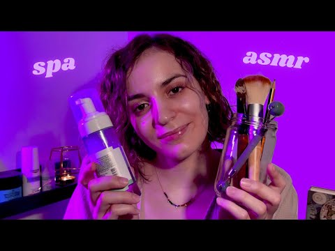 Spa ASMR 💆🏻‍♀️ Tratamiento facial relajante (masaje, limpieza, mascarilla,...)