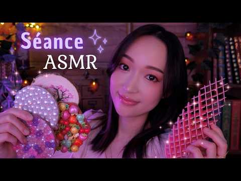 Séance ASMR 🌸 20 triggers proches des micros en binaural (effet gauche/droite) 👂🏻☁️