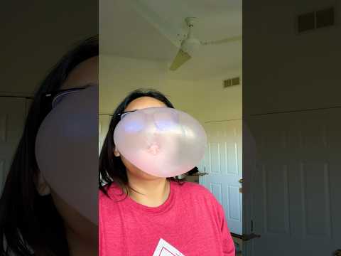 BUBBLE GUM ASMR | blowing bubble sounds #bubblegumblowing #bubblegum