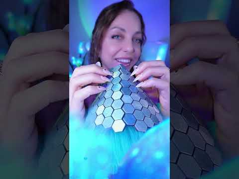 Metallic Tiles ASMR 🫠💙💤 #asmr #asmrsounds #asmrvideo #asmrlive #livestream