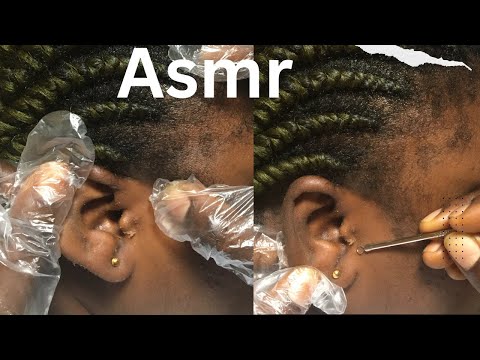 ASMR SUPER ATTENTIVE EAR HOLE CLEANING- On A REAL PERSON ✨