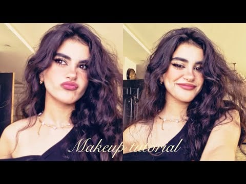 ای اس ام ار خودمو میکاپ میکنم🎀| make up tutorial