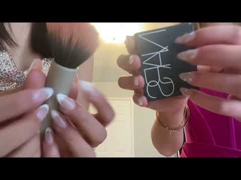 ASMR PROM MAKEUP ROLEPLAY 🍀
