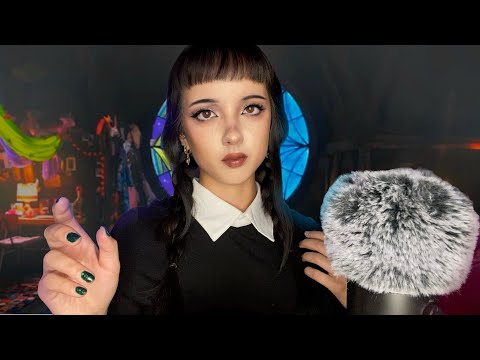 ASMR | Wednesday Addams Asks You Out On a Graveyard Date (WLW, roleplay)