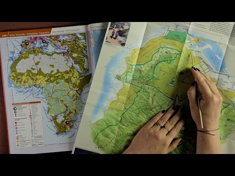 ASMR Two Maps of South Africa 🇿🇦 (soft spoken, tracing)