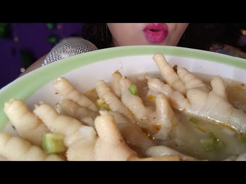 ASMR Comiendo patitas de pollo