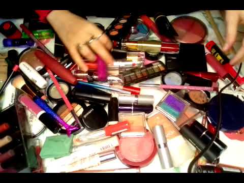 Asmr rummaging makeup products!!!