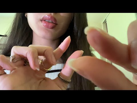 CHAOTIC ASMR touching your face during 3 minutes