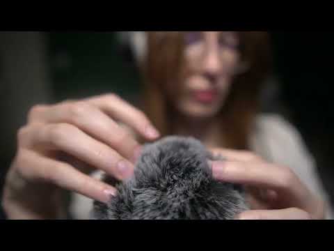 ASMR Fluffy Mic Rubbing For A Rainy Day